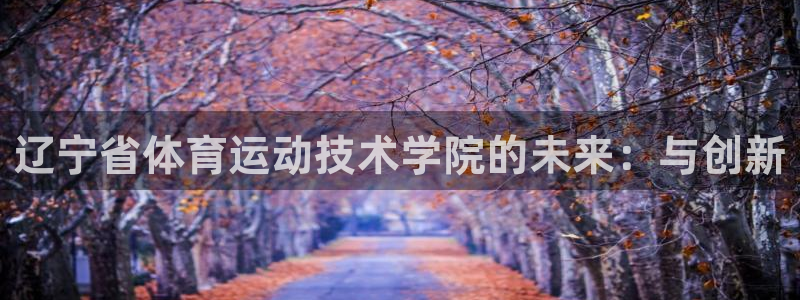 MK体育官网下载娱乐:辽宁省体育运动技术学院的未来:与创新