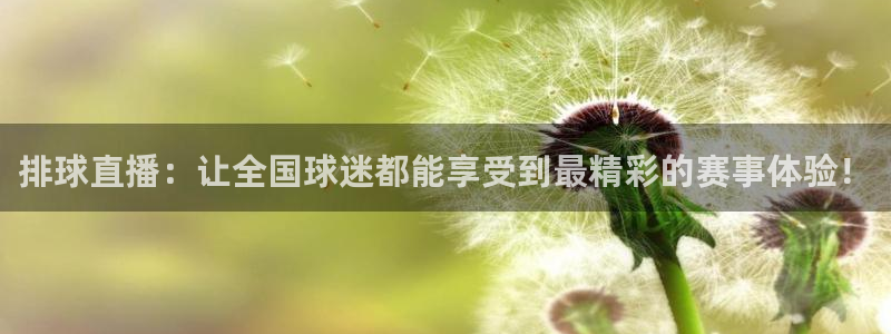 松鼠体育在线直播下载：排球直播：让全国球迷都能享受到最精彩的赛事体验！